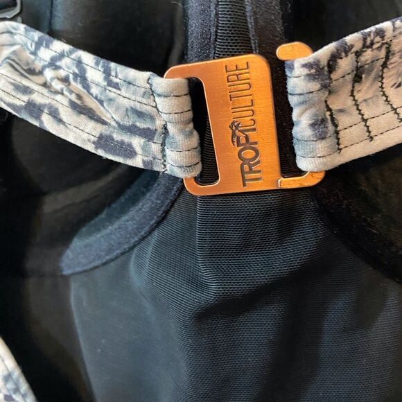 Black and Gray Swimsuit with Lime Green Piping Worn Once Size 22/24 - Picture 5 of 6